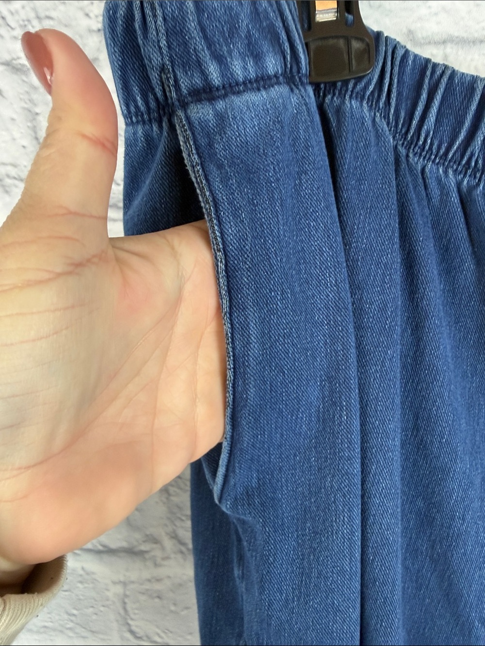 Lands End Denim stretch elastic wait Size 3X - Picture 2 of 6